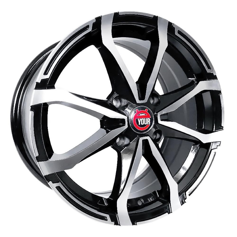 Диск литой 6,0*15 4*98 ET38 58,6 Ё-wheels E17 BKF