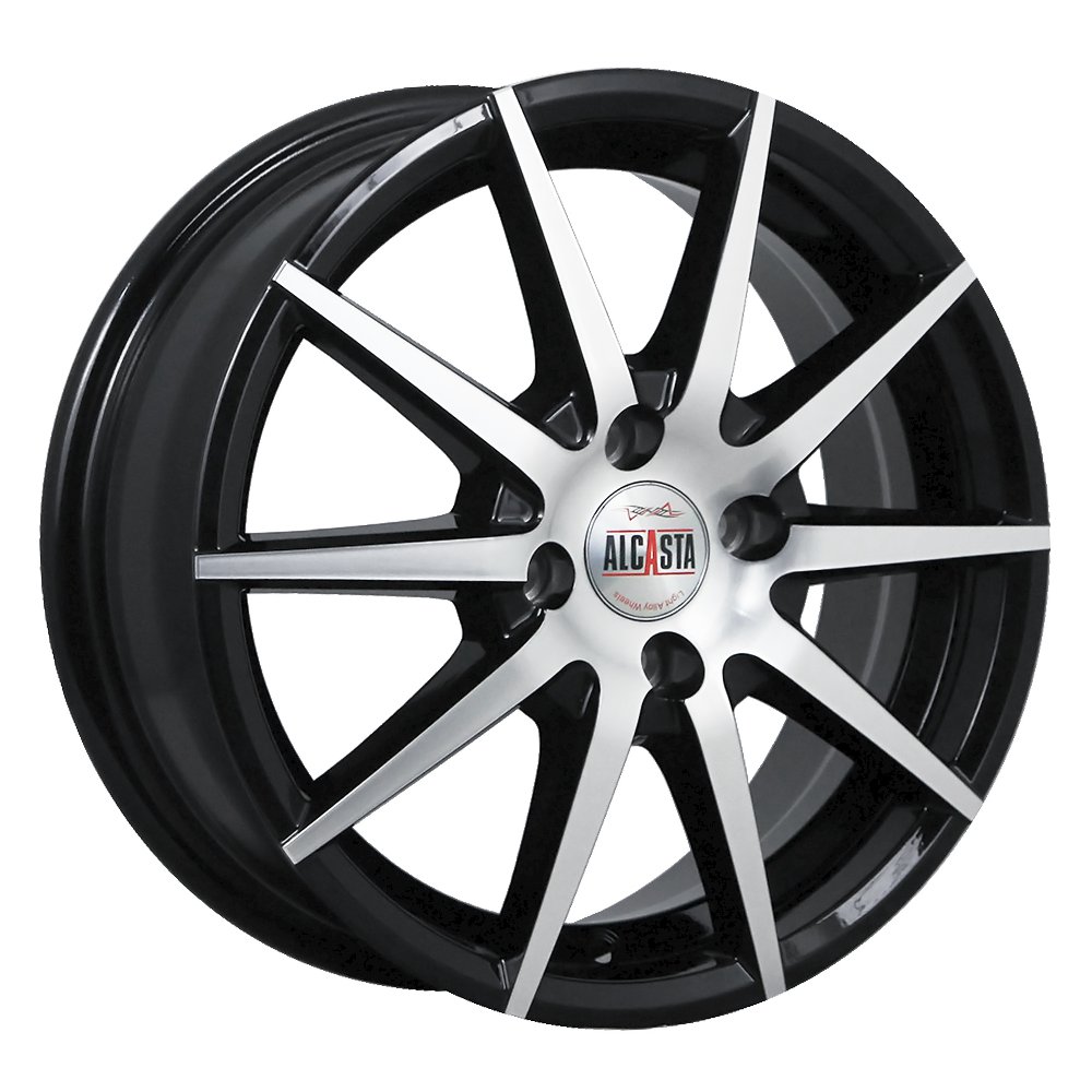 Диск литой 6,0*15 4*100 ET46 54,1 Alcasta M53 BKF