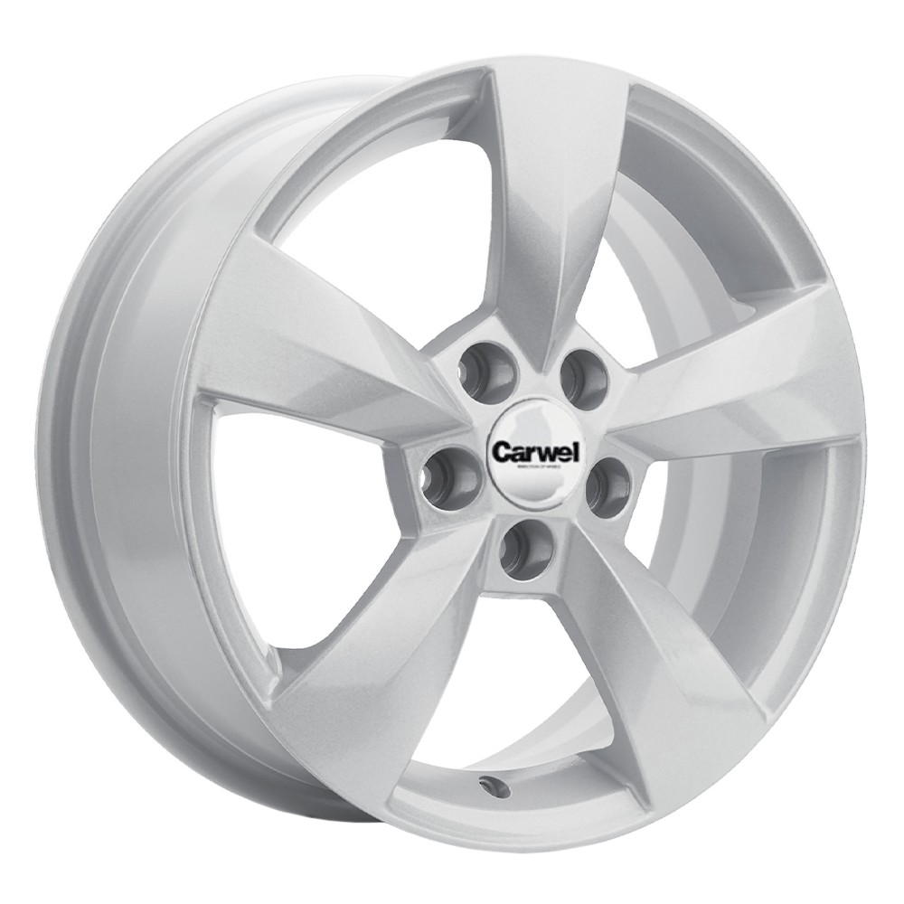 Диск литой 6,0*15 5*100 ET43 57,1 Khomen Wheels KHW1504 F-Silver